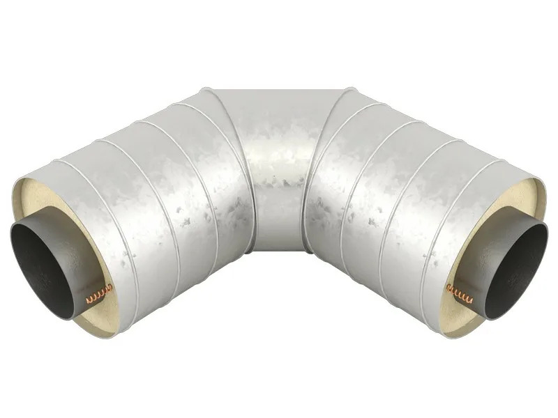 Отвод 90° ППУ ОЦ 89x180x1000 мм